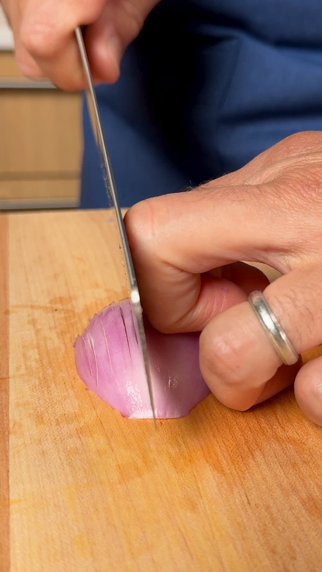 preview for This Definitive Technique To Mincing Shallots Will Save You Time & Tears