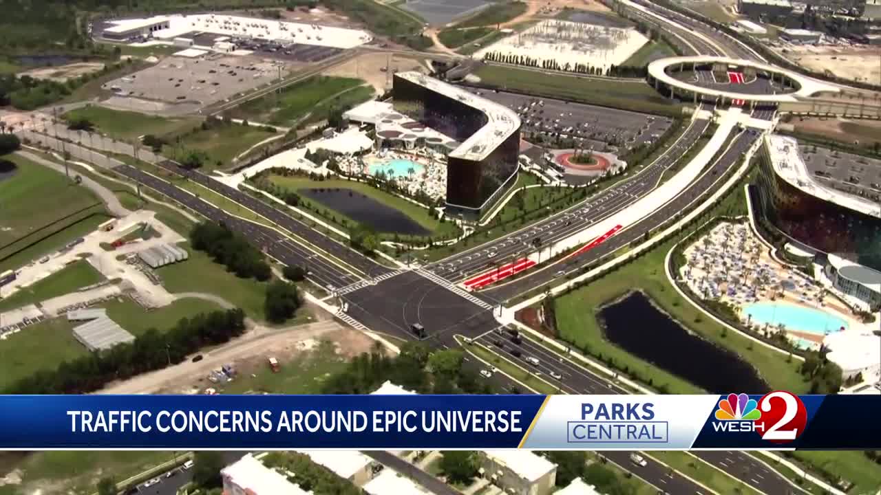 Traffic concerns ahead of Universal Epic Universe grand opening in Orlando