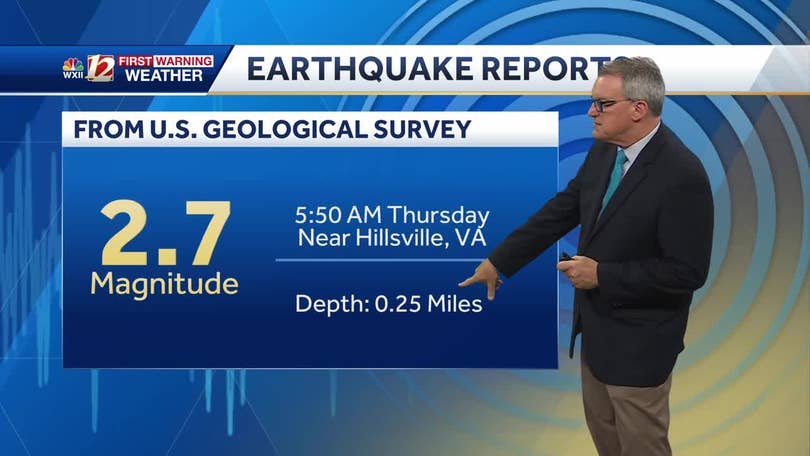 4th June earthquake hits NC mountains Friday