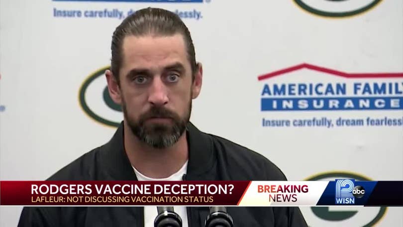 Aaron Rodgers Rejects 'Endangerment to Society' Jibes Over Vaccine