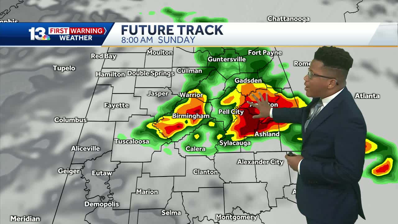 Alabama faces an enhanced risk for severe weather for Tuesday's forecast after a low threat Sunday.