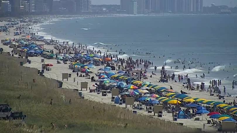 Why is Myrtle Beach water blue now?