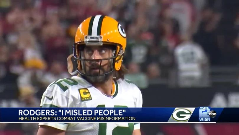 Aaron Rodgers takes responsibility for misleading about vaccine status
