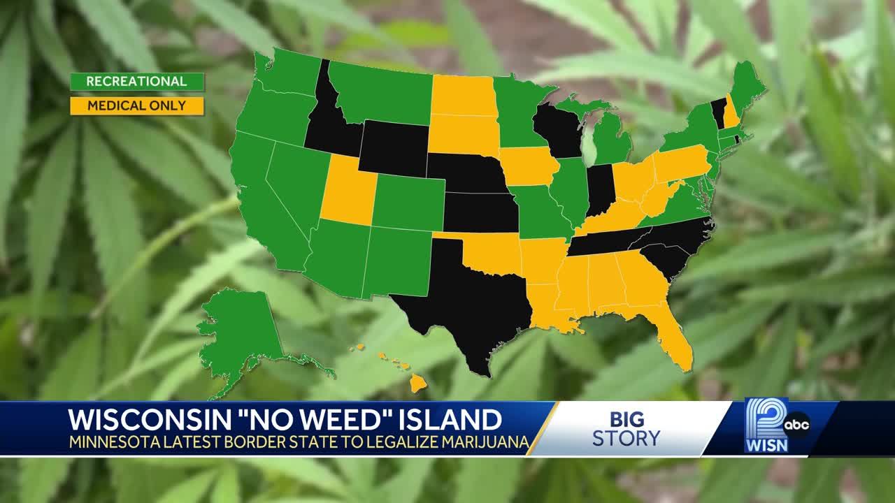 Wisconsin's a 'no weed' island
