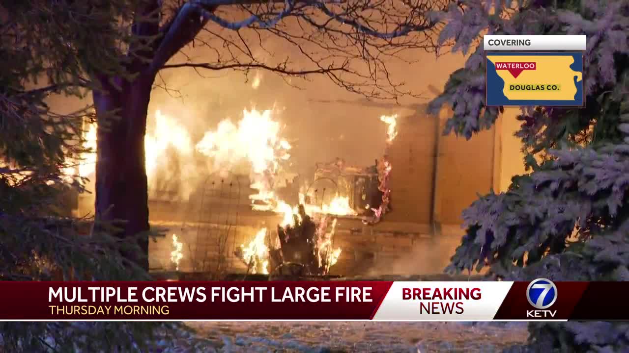 Fire destroys Waterloo home