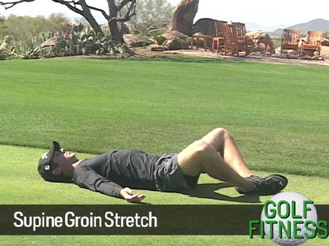 Golf Exercises: Supine Groin Stretch: Men's Health.com