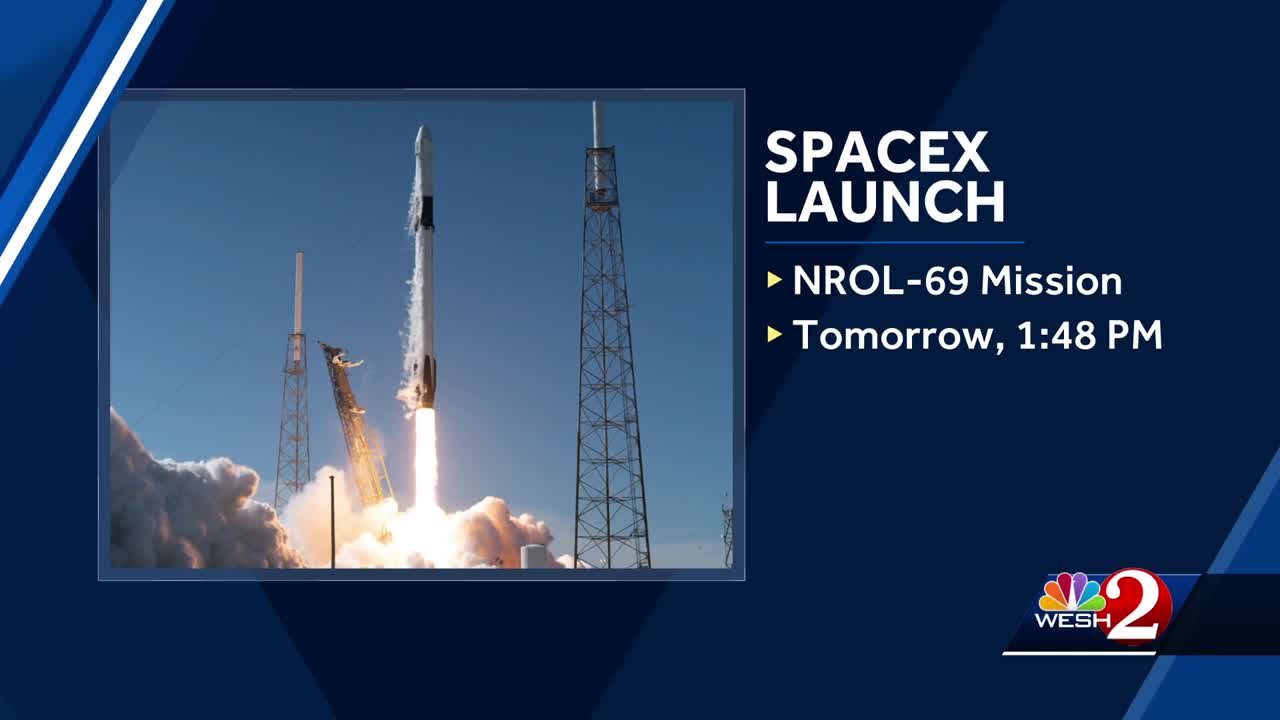 SpaceX prepares for Falcon 9 launch from Florida's Space Coast Monday