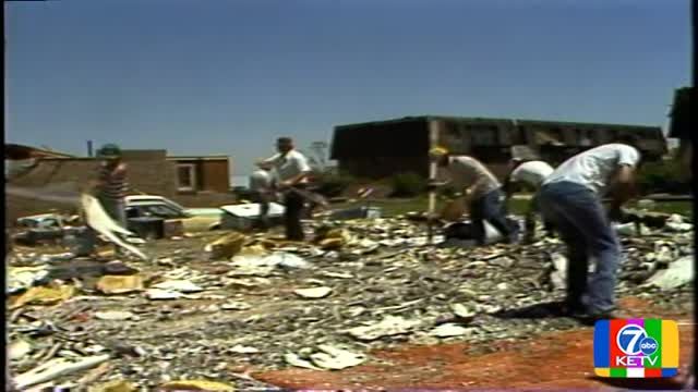 Night of the tornadoes: Clean-up efforts in Grand Island in 1980