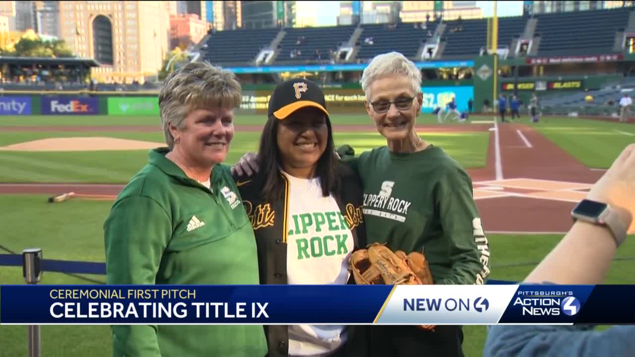 Mary the Mountaineer Throws First Pitch at PNC Park - WV Sports Now