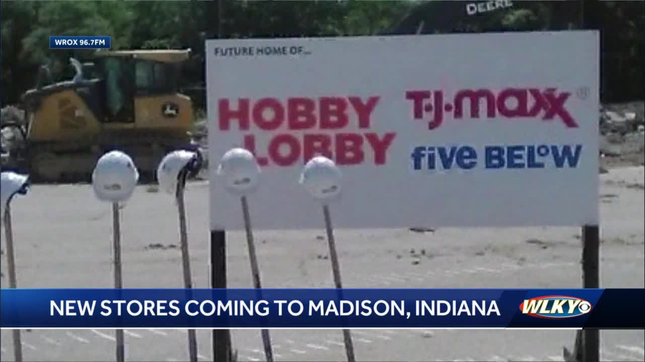 Hobby Lobby TJ Maxx Five Below opening at new southern Indiana