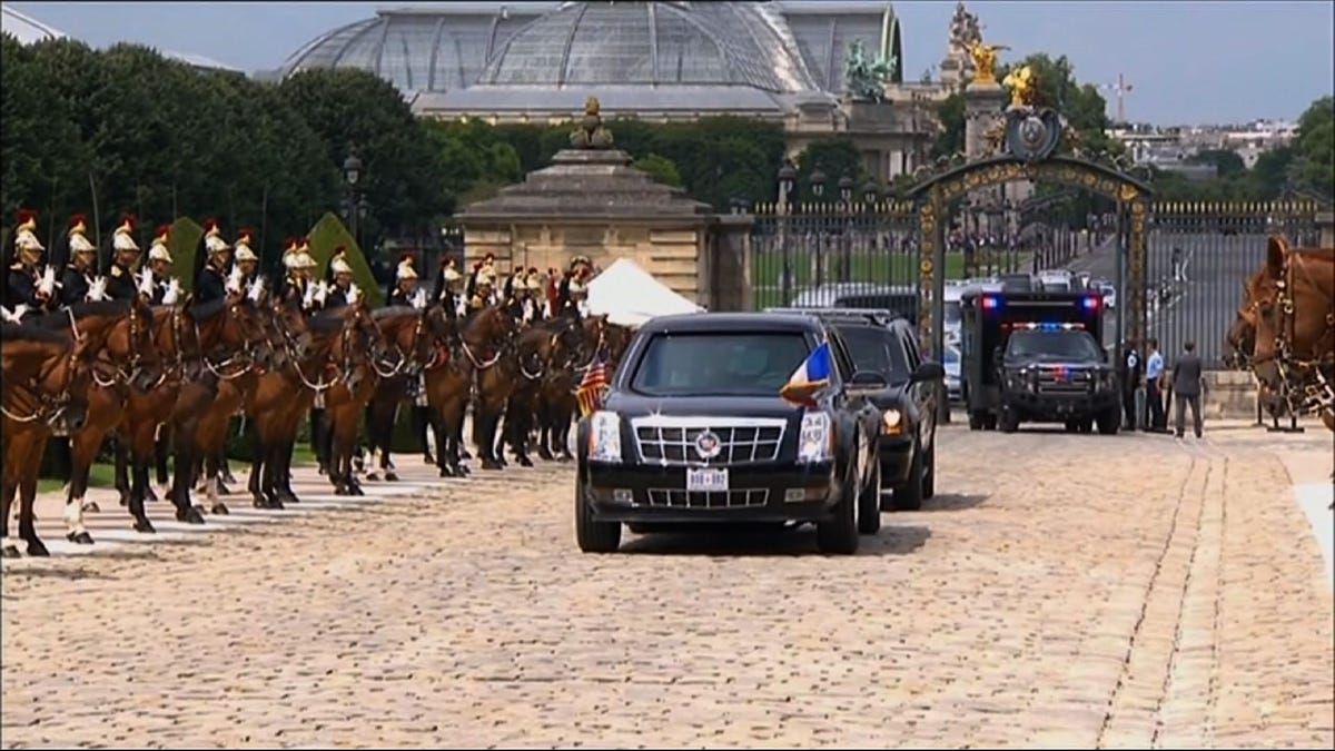 preview for Trump And First Lady Arrive In Paris
