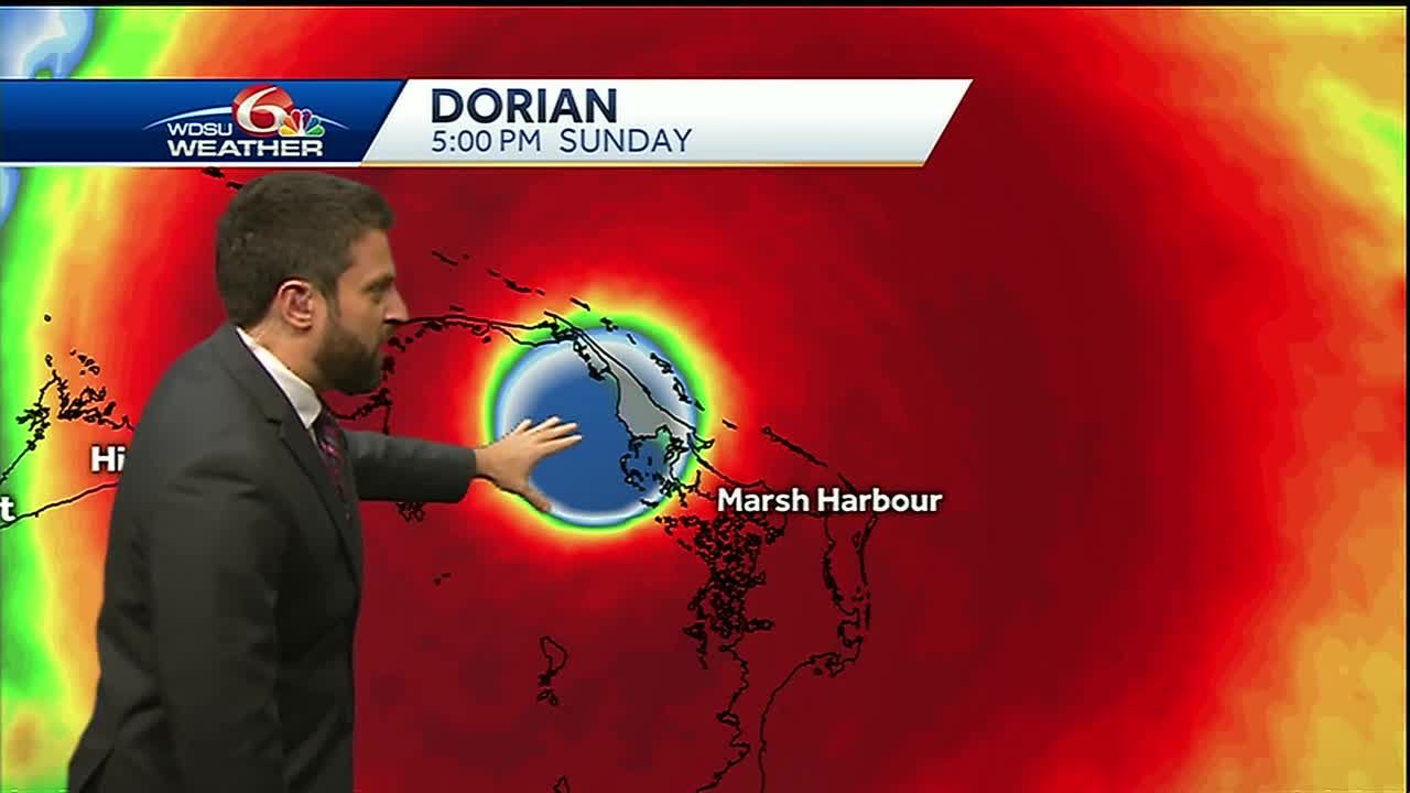 Hurricane Dorian continues northwest Bahamas landfall