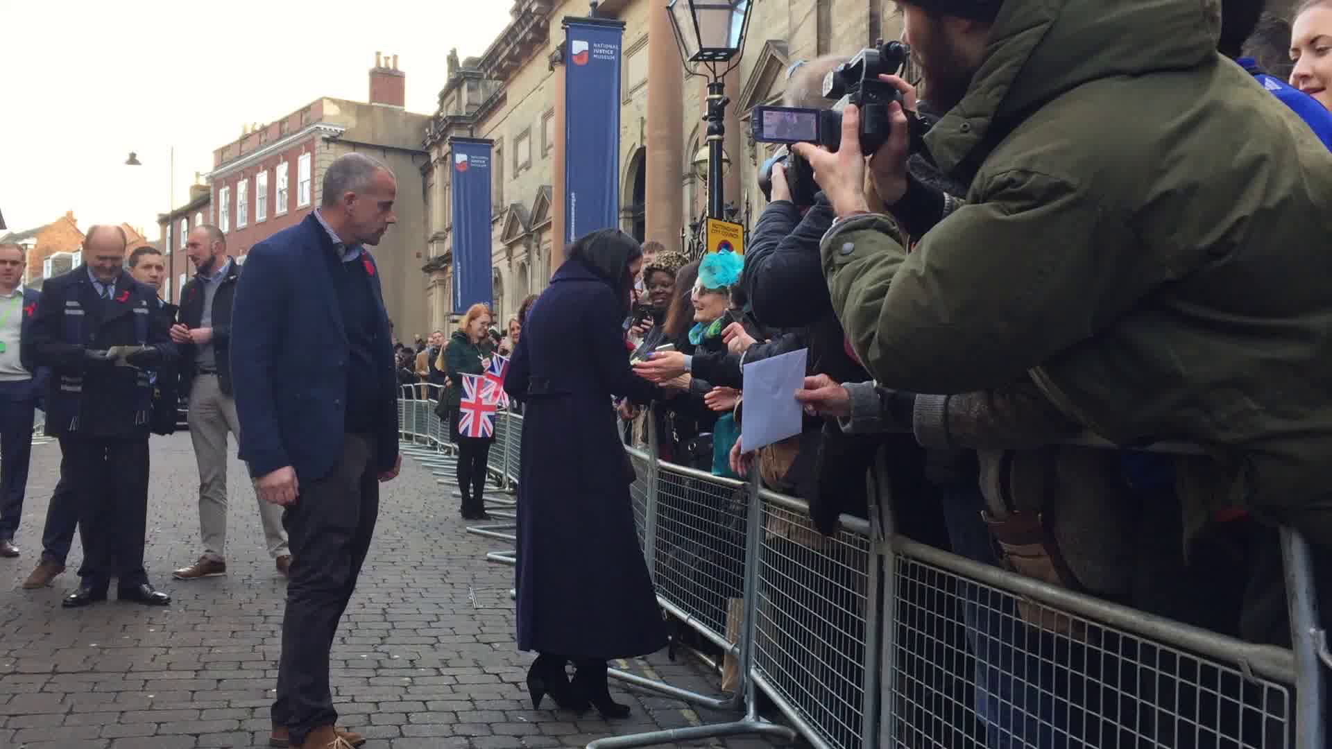 Meghan Markle Leaves Plastic on Strathberry Bag