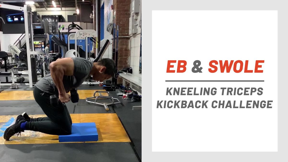 preview for Eb & Swole: Kneeling Triceps Kickback Challenge