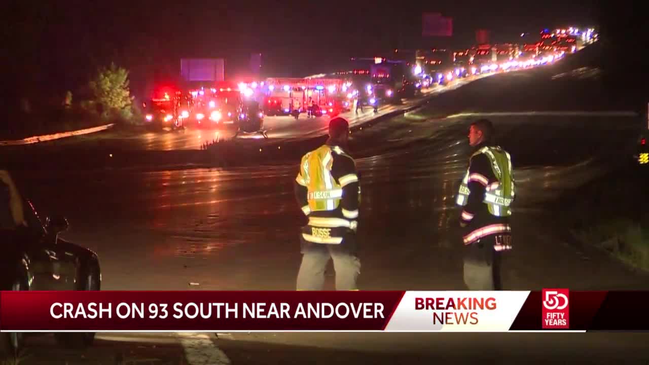 Crash snarls traffic on Interstate 93 in Andover | Flipboard