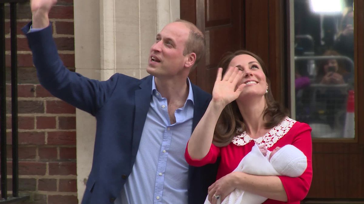 preview for Prince William and Kate Middleton introduce public to their new baby boy