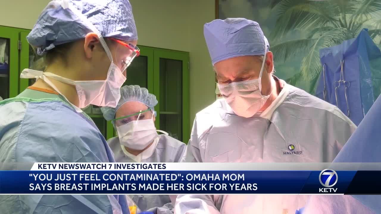 Omaha mother claims her breast implants made her sick and the