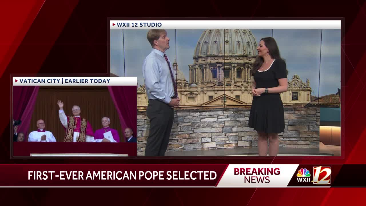 Wake Forest Political Science Professor John Dinan speaks after selection of Pope Leo XIV