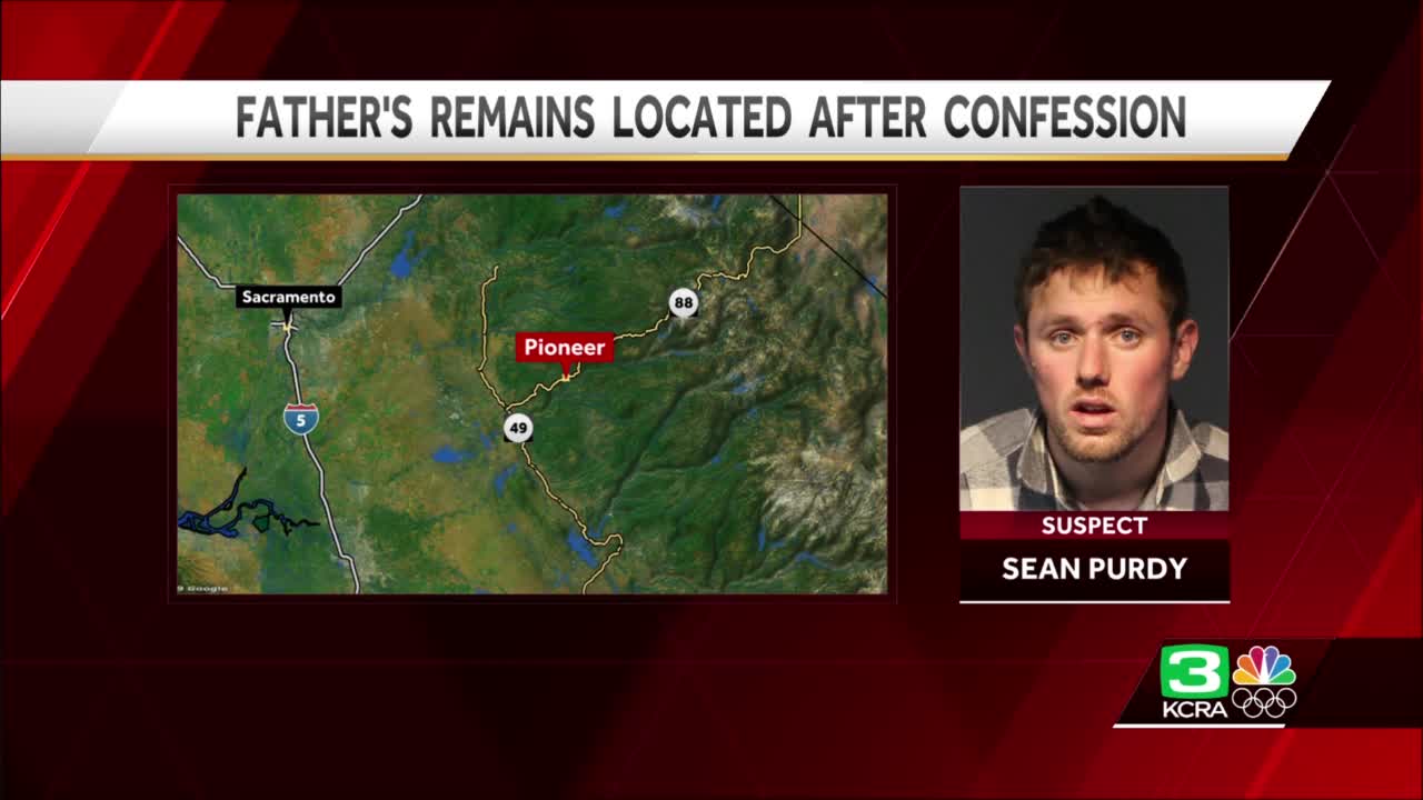 Body of Sean Purdy's father found in Amador County following 20-year-old's  confession