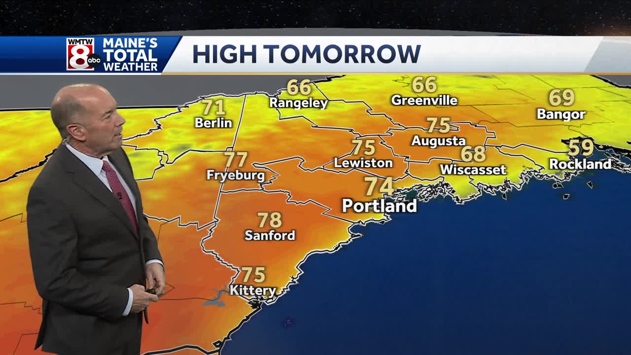 One day warm-up as we head to the 70’s