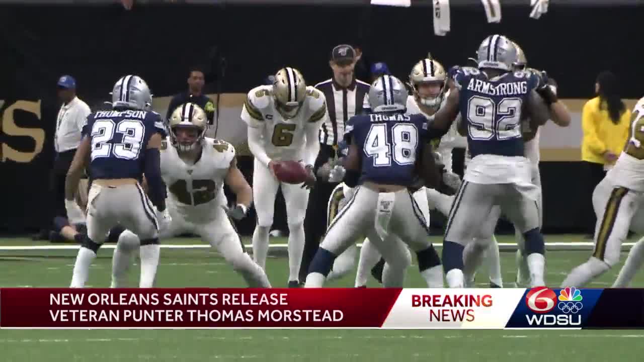 New Orleans Saints Release Punter Thomas Morstead