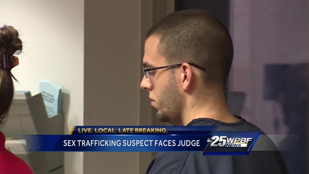 Sex trafficking suspect faces judge