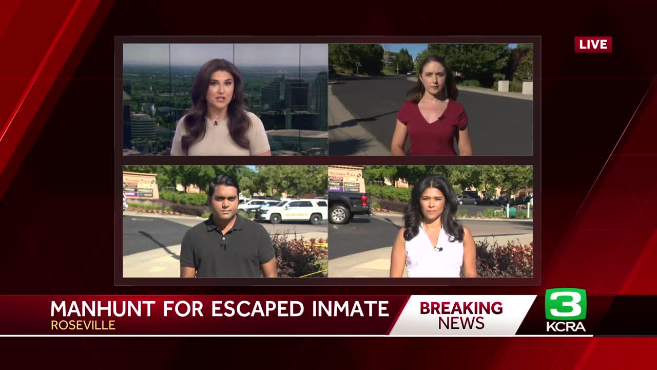 Eric Abril Escape Latest: Search underway around Roseville