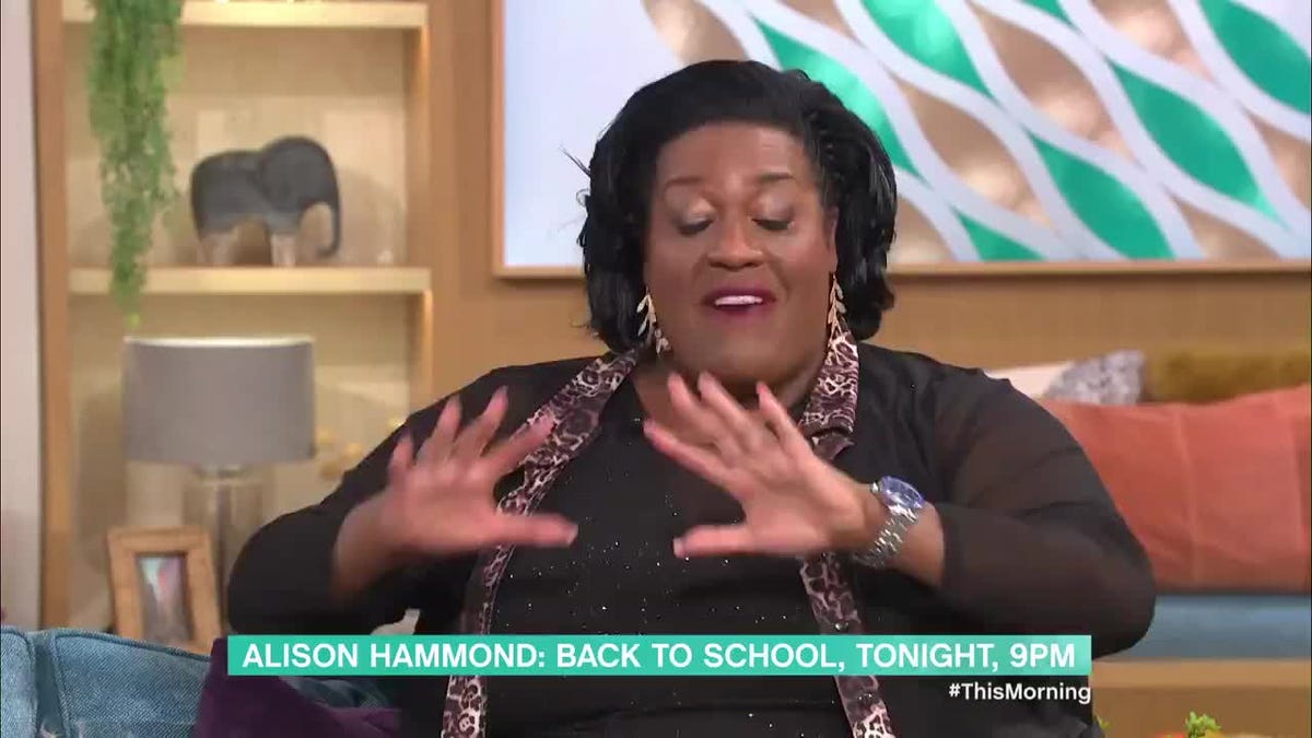 alison hammond back to school itv black history month