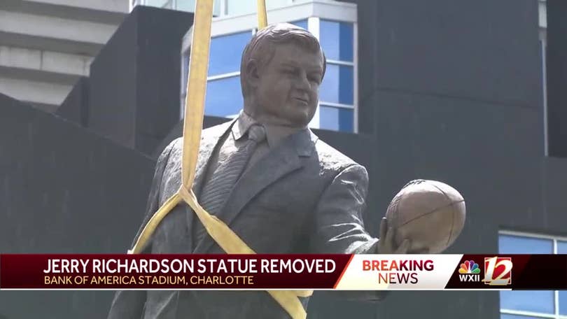 Carolina Panthers can't get rid of statue of disgraced former owner Jerry  Richardson because of clause in sale – New York Daily News