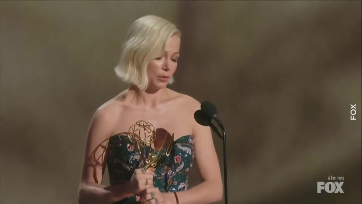 preview for Michelle Williams calls out pay inequality during Emmys speech