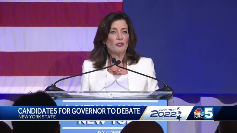 Gov. Kathy Hochul, Lee Zeldin to face off in New York governor debate