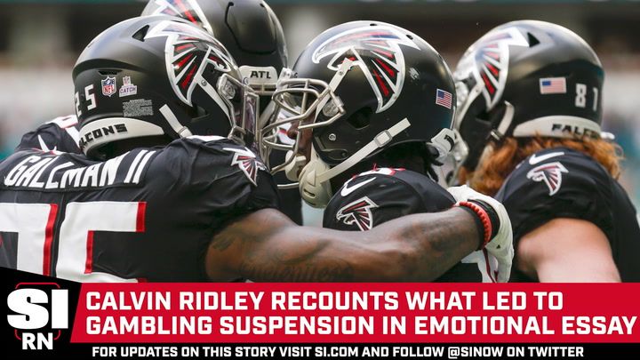 Calvin Ridley, Atlanta Falcons player, suspended indefinitely for gambling  on NFL games