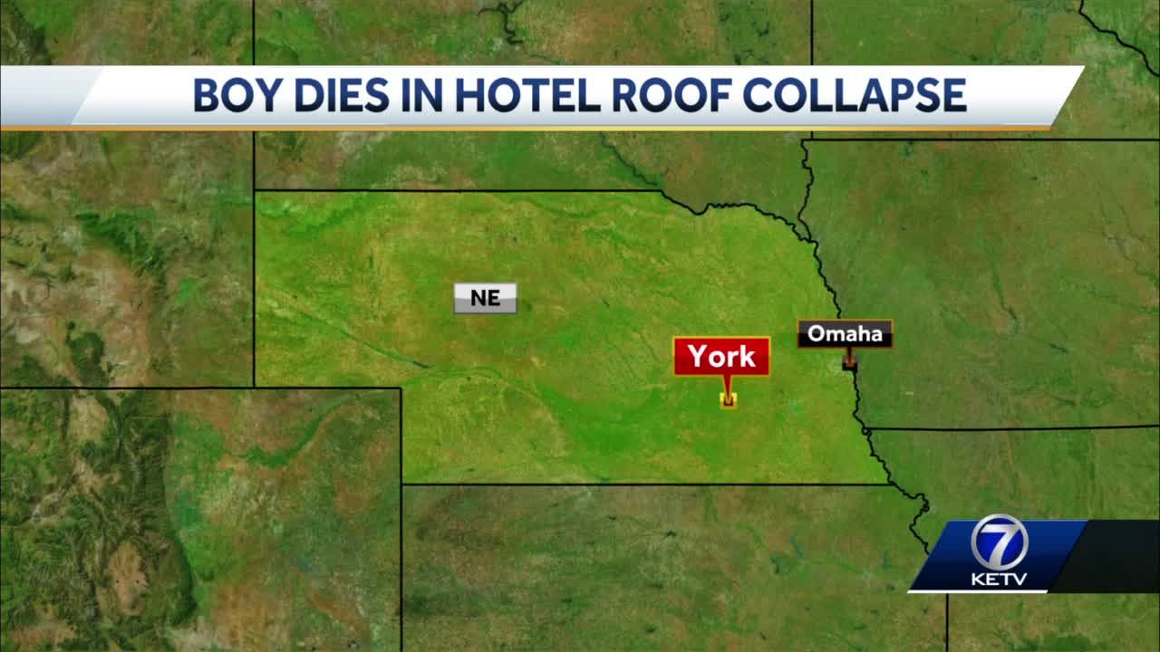 Child dies after hotel roof collapses into pool in York