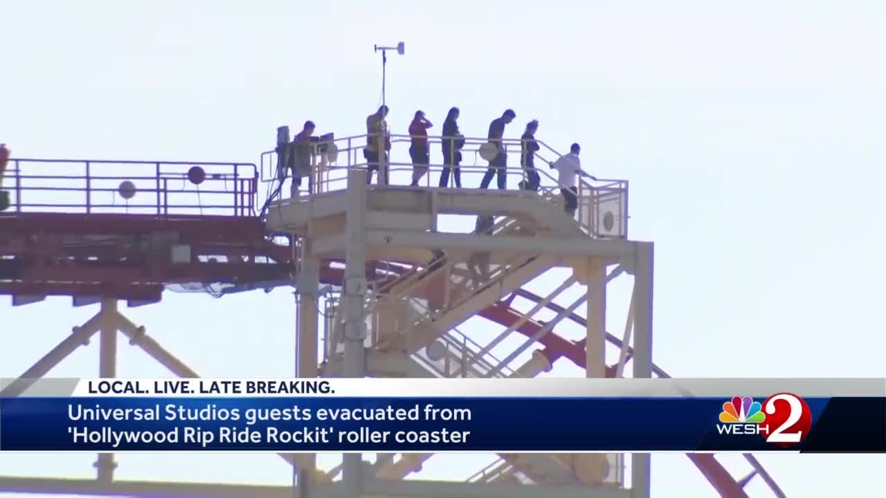 Riders Rescued After Universal Studios Roller Coaster Gets Stuck