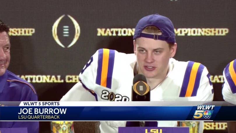 Watch: Joe Burrow spotted showing support for LSU's baseball team