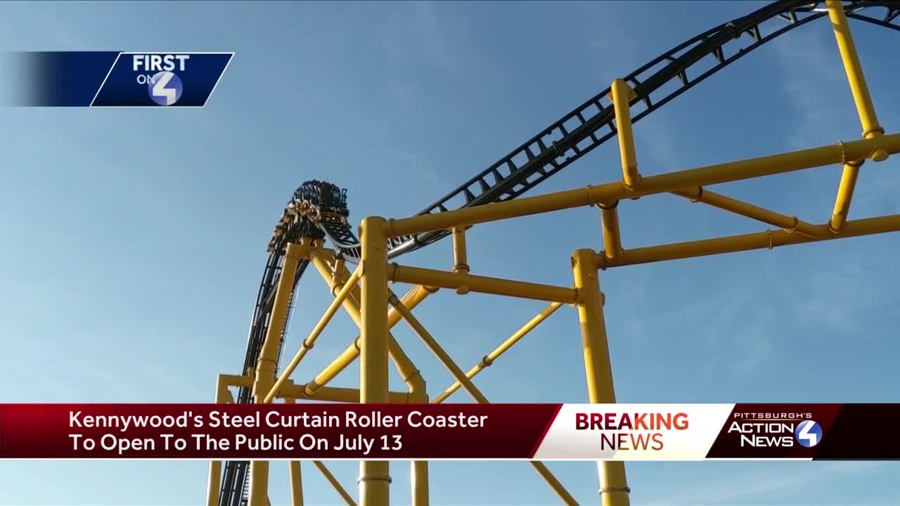 Kennywood opens the new Steel Curtain rollercoaster