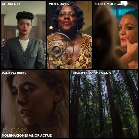 Oscars 2021 Las Nominadas A Mejor Actriz Protagonista