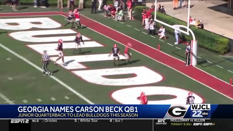 Georgia football QB race is over. Junior Carson Beck is the starter.