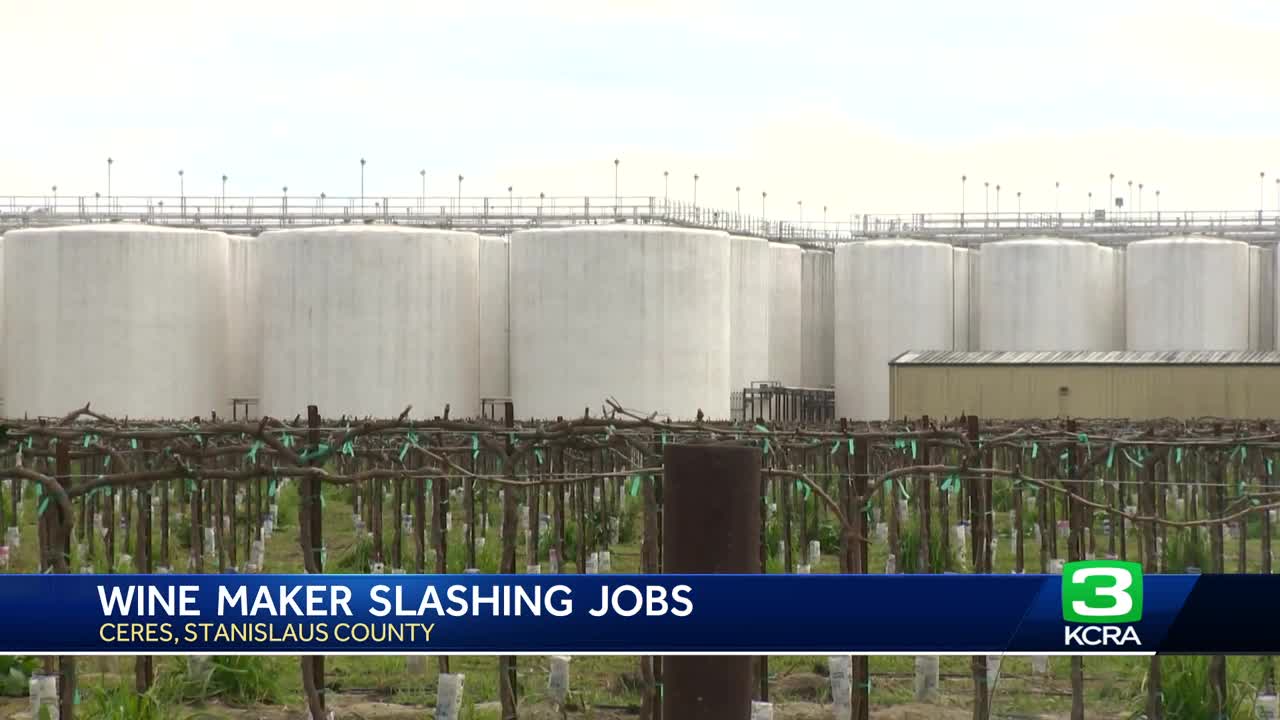 Major California wine maker to layoff nearly 150 employees in Ceres