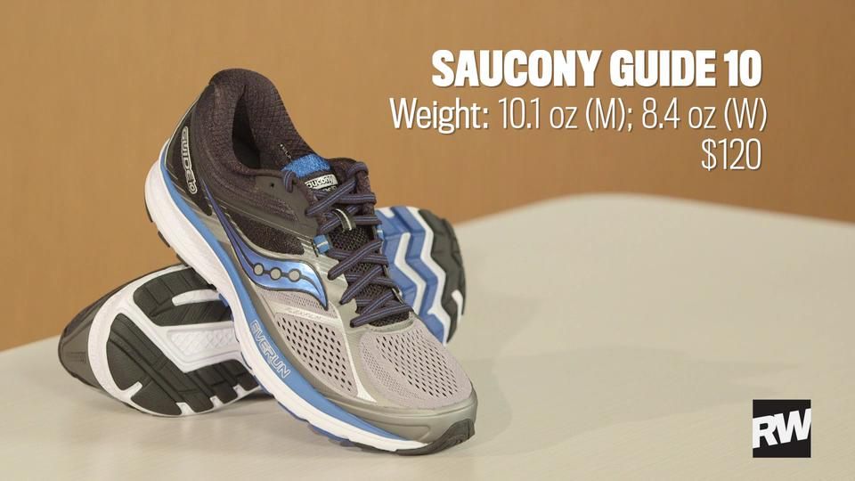 saucony guide 10 road-running shoes - men's