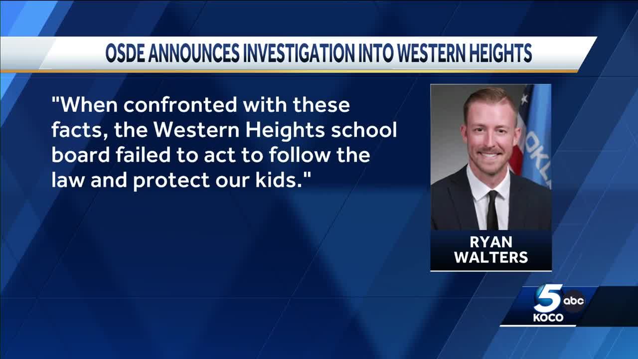 OSDE opens investigation into Western Heights Public Schools, elementary school principal