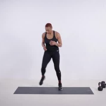 20-minute full-body kettlebell strength workout with Michelle Griffith-Robinson