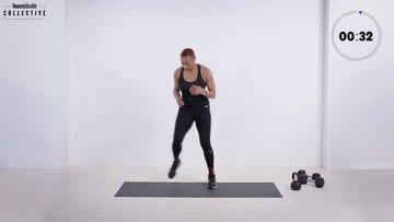 20-minute full-body kettlebell strength workout with Michelle Griffith-Robinson