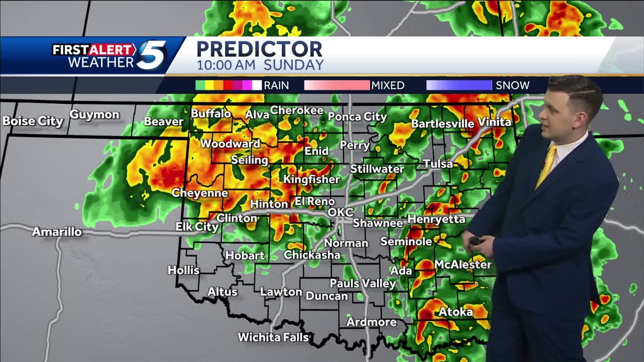 Sunday April 20th, 2025 FORECAST: Lingering Storms