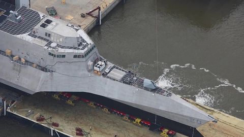 preview for A first glimpse at the future USS Cincinnati