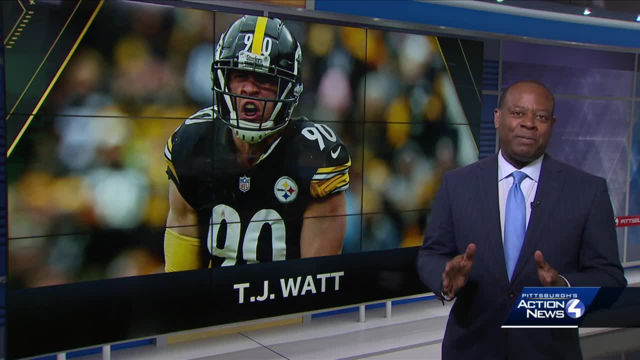 Historic game-used T.J. Watt gear on display at Pro Football Hall Of Fame -  CBS Pittsburgh