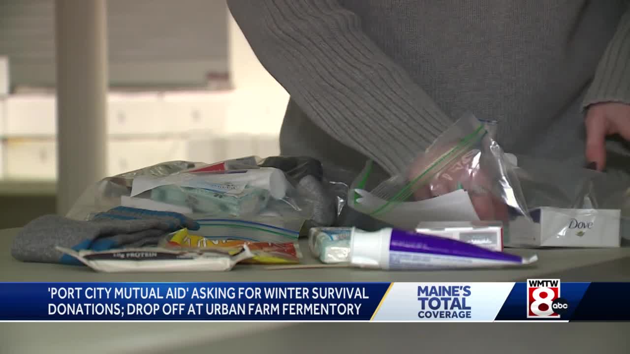 Freeport man helps collect winter clothing for new Mainers in need