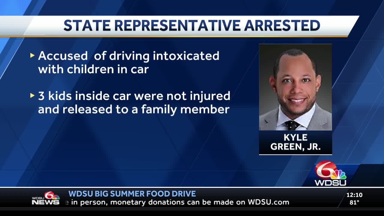 Louisiana state Rep. Kyle Green arrested, accused of driving intoxicated with children in his car