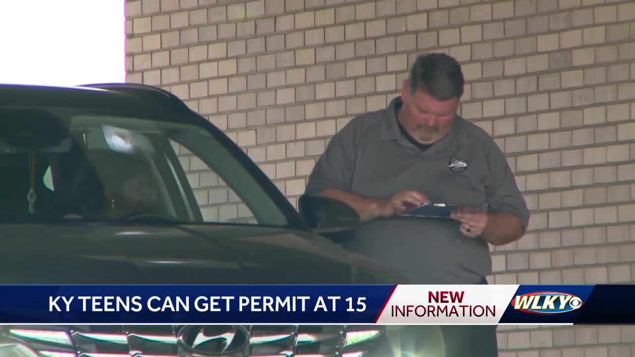 Kentucky bill signed into law lowering age limit for driver's permit