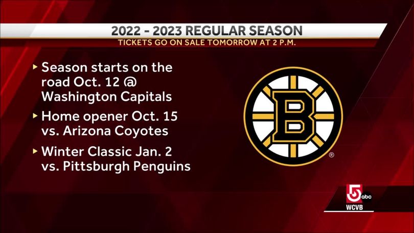 Bruins' Roster Announced For Second Preseason Game Tonight